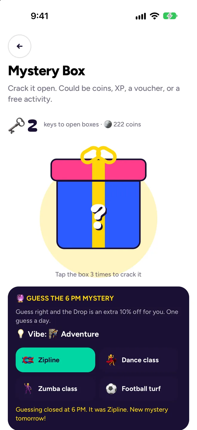Mystery box and the 6 PM mystery guess