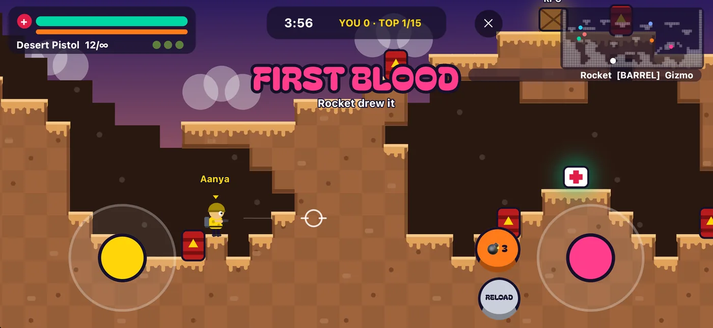 Splat Squad, first blood